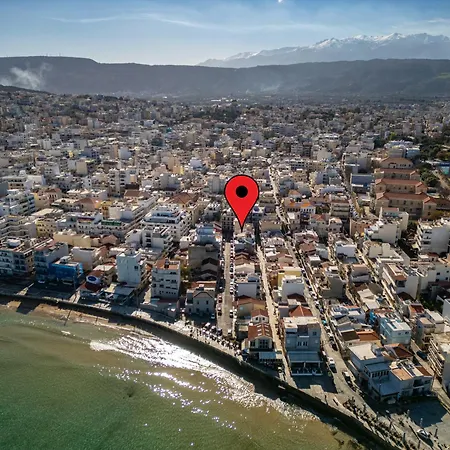 Sea & - Luxury Maisonette Steps From The With Private Terrace فيلة خانيا